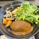 ポコポコぺぺハンバーグ屋さん - デミグラスハンバーグ