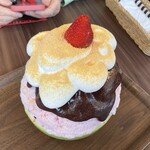かき氷専門店&スイーツ えびす - さくらあんバターきな粉