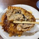 ニュー王将 - メンチカツ 断面