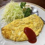 ニュー王将 - 挽肉オムレツ