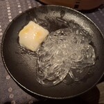 瀬里奈 - しゃぶしゃぶのスープで調理したお餅、くずきりです。