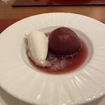 ラトリエ ド ルキャン - ココナッツアイスとトマトのコンポート