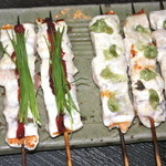 半生梅肉焼き&半生さび焼き