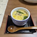 寿司とお料理 しゅり - とうもろこしとほうらんそうの茶碗蒸し
