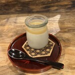 食堂あお - ほうじ茶パンナコッタ
