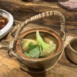 食堂あお - ゆし豆腐と野菜の土瓶蒸し