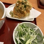 古奈屋 - 季節のかき揚げ＋九条ねぎ！