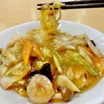 胖鴨 まるまるかも - 20250530五目焼きそば1,078円②