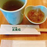 五萬石 船橋店 - 蕎麦茶とトコロテン♪