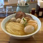 塩そば 時空 - 特製塩そば、味玉