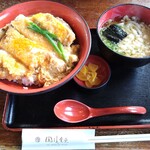 国境食堂 - かつ丼&温うどんセット