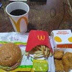 マクドナルド - ﾍﾞｰｺﾝﾚﾀｽﾊﾞｰｶﾞｰｾｯﾄ690円&ﾁｷﾝﾏｯｸﾅｹﾞｯﾄ5ﾋﾟｰｽ290円