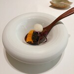 KOBAYASHI - 雲丹とキャビアのアミューズ