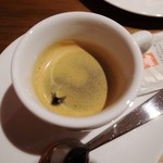 ルイ・ドゥ・レトワール - ランチ：プティコースのエスプレッソ