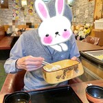 しなの珈琲店 - ご飯粒がお顔についていた父でした！笑