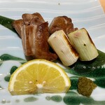 築地寿司清 - 鮪ネギ串焼き