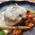 MONJYU CAFE - 料理写真:分厚いハンバーグにホワイトチーズソースがとろ〜り。