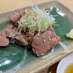 食事処 ときわ - ねっとりした食感がたまらないごま塩レバー