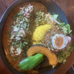 カリーショップ スパイスマン - あいがけキーマプレート