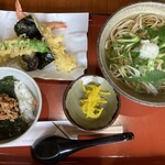 戸隠 - 天ぷら定食　1500円