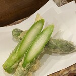 天ぷらふく西 禅と匠 - アスパラ