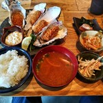先代 きよゑ食堂 勾当台店 - 牡蠣フライ定食