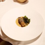 亜絲花 - モリーユ（アミガサタケ）の肉詰め