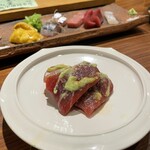 和食渡辺 - 本マグロ　わさび和え(青森県小泊産)