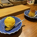 和食渡辺 - 小夏ゼリー・焼プリン