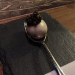 Burnt Ends - ★8 Smoked Quail Egg and Caviar