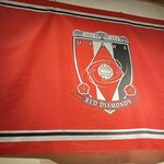 マーケットレストランAGIO - 私のテーブルのすぐ脇の壁には、こんなに大きな赤のREDダイヤモンズ