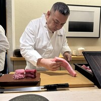 鮨 なんば 日比谷 - 大とろきっつけます