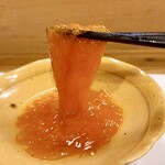 穴子料理と地酒 浅草 川井 - 海鼠の〝このこ〟