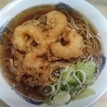 冷しそば＋海老かきあげ