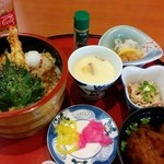 Inakaya Tokuzen - ミニ天丼セット♪