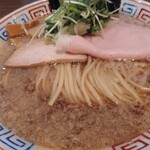 人力俥 - 背脂煮干そば（アップ）