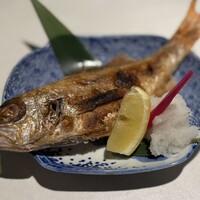 NK 蕎麦屋の二階 - のど黒塩焼き