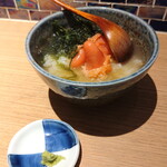 青ヶ島屋 - 〆は明太茶漬け