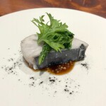 馳走西健一 - 活き〆サワラのコンフィ