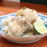 温鮮酒場 ちょんまげ - ふぐの唐揚げ