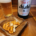 信州小麦ラーメン 亀屋  - ビール～☆