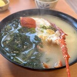 活魚料理 びんび家 - 伊勢海老汁