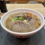 功夫ラーメン 中華料理 - 蘭州牛肉麺(別アングル)♪