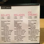 CACAO SAMPAKA - ICE CREAMS Menu