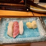 練馬 江戸銀 - 平目、鮪、烏賊