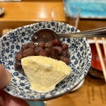 練馬 江戸銀 - デザート 小豆アイスクリーム