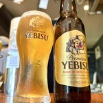 髙橋バーガー - エビスビール