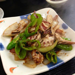 十八番 - 意外な一品、イカの生姜焼き1