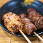 やきとん よし田 - 2025.5 せせり（200円）、ちれ（150円）、はらみ（150円）