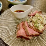 満寿家 - 黒毛和牛叩き